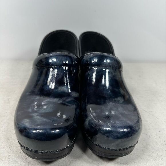 Womens Dansko Professional Petrol Patent Pro Work Nurse Shoe Clog Size 38 US 7.5 - Picture 3 of 7